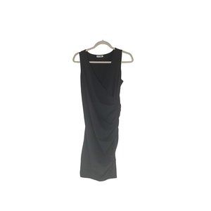 VETIOR Women's Sleeveless Deep V Neck Wrap Ruched Bodycon Cocktail Party Mini Dr